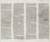 3 rotoli pergamenacei provenienti da Torah.