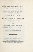 De Florentina Iuntarum typographia [...]. Pars I (-II).