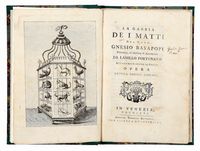La gabbia de i matti [...] riformata, ed illustrata di annotazioni da Lamillo Fortunato.