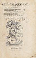 In hoc volumine haec continentur. historia animalium libri IX. De partibus animalium & earum causis libri IV...