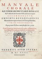Manuale chorale ad formam breviarii romani...