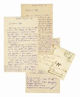Raccolta di circa 70 tra lettere, cartoline e biglietti inviati al compositore Antonio Cagnoni (5 pezzi) e all'allievo Ugo Bassani.