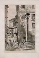 La colonna di Santa Felicita a Firenze.