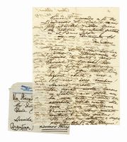 Lettera autografa firmata inviata a Carolina Pombo de Barilari, Buenos Aires.