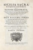 Sicilia sacra disquisitionibus et notitiis illustrata [...]. Tomus primus (-secundus).