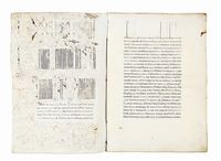 Splendido manoscritto pergamenaceo a firma di L. de Torres redatto sotto il pontificato di Paolo III.