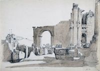 Leptis Magna (L'abside di Ninfeo).