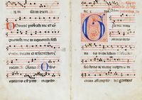 Manoscritto musicale liturgico.