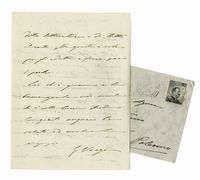 1 lettera autografa firmata inviata a Giuseppe Ernesto Nuccio.