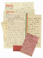 19 lettere e 15 cartoline autografe firmate inviate allo scrittore Giuseppe Ernesto Nuccio.