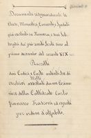 Documenti riguardanti le Chiese, Monasteri, Conventi, e Spedali gi esistenti in Novara...