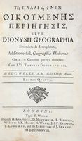 T?s palai kai t?s nyn oikoumen?s peri?g?sis sive [...] Geographia emendata e locupletata...