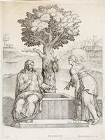 Cristo e la samaritana al pozzo.