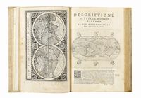 Geografia cioè descrittione universale della terra partita in due volumi, nel primo de' quali si contengono gli otto libri della Geografia [...], nuovamente con singolare studio rincontrati, & corretti da Gio. Ant. Magini...