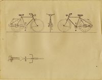 Raccolta di fascicoli, oltre a molti disegni, relativi al motocarro, alle motocarrozzette (sidecar) e alle biciclette a motore Benelli.