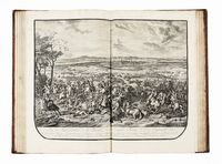 Batailles gagnées par le serenissime prince F. Eugene de Savoye sur les ennemis de la foi, et sur ceux de l'Empereur & de l'Empire, en Hongrie, en Italie, en Allemagne & aux Pais-Bas. Depeintes & gravées en Taille-douce par le Sr. Jean Huchtenburg...