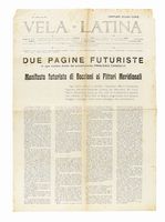 Vela Latina. Manifesto di Boccioni ai pittori meridionali. (Anno IV, n. 4).