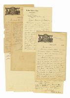 Raccolta di 37 lettere autografe firmate e 9 tra telegrammi e cartoline inviate a Giovanni Tebaldini.