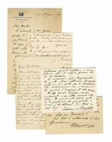 Raccolta di circa 40 lettere autografe firmate e varie cartoline inviate a Giovanni Tebaldini, insieme ad alcune lettere e cartoline inviate a Giorgio Barini.