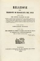 Relazione dei tremuoti di Basilicata del 1851... Parte prima (-terza).