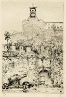 Il castello di Rovereto con la Campana dei caduti.