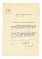 Lettera dattiloscritta con firma autografa indirizzata a Martin Bormann.