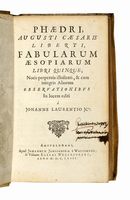 Fabularum Aesopiarum libri quinque.