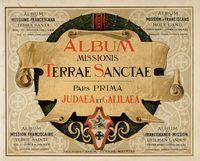Album missionis Terrae Sanctae [...] Pars prima (-altera). Judaea et Galilaea.