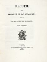Recueil de Voyages et de Mmoires de la Socit de Gographie...