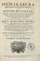 Sicilia sacra disquisitionibus et notitiis illustrata [...]. Tomus primus (-secundus).