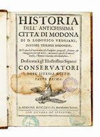 Historia dell'antichissima città di Modona... Parte prima (-seconda).
