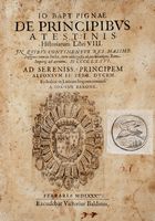 De principibus Atestinis historiarum libri VIII.