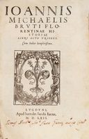 Florentinae historiae, libri octo priores, cum indice locupletissimo.