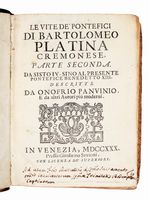 Le vite de' pontefici [...] dal Salvator Nostro fino a Benedetto XIII...