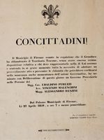 Instaurazione del Governo Provvisorio della Toscana.