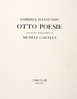 Otto poesie. Con otto acqueforti di Michele Cascella.