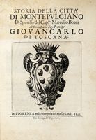 Storia della citt di Montepulciano.