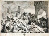 La peste di Firenze dal Boccaccio descritta.