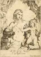 Venere si punge un dito con la freccia di Cupido.