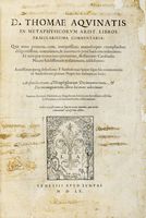 In Metaphysicorum Arist. libros praeclarissima commentaria...