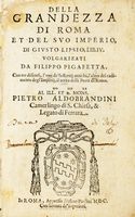 Della grandezza di Roma e del suo imperio [...] lib. IV. Volgarizati da Filippo Pigafetta...