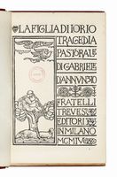 La figlia di Iorio. Tragedia pastorale.