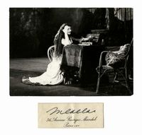 Fotografia di scena. Violetta in Traviata.