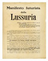 Manifesto futurista della lussuria.