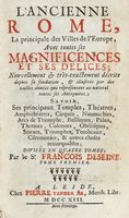 L'ancienne Rome... la principale des Villes de l'Europe... Volumi 1, 3 e 4.