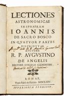 Lectiones astronomicae in sphaeram Ioannis de Sacro Bosco...