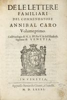 De le lettere familiari [...] volume primo (-secondo).