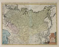 Charte das Russische Reich und die von den Tatarn bewohnte Lnder in Europa und Asia enthaltend.