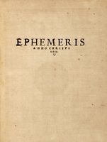 Ephemeris.