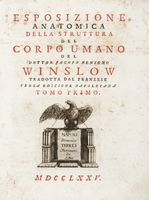 Esposizione anatomica della struttura del corpo umano [...] tradotta dal francese. Tomo primo (-terzo).